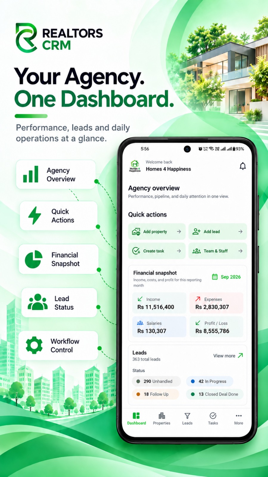 تطبيق Realtors CRM